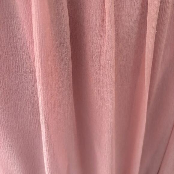 Sundance Adelina Slip Dress Lace Chiffon Romantic Pink Size 12 - Picture 11 of 13